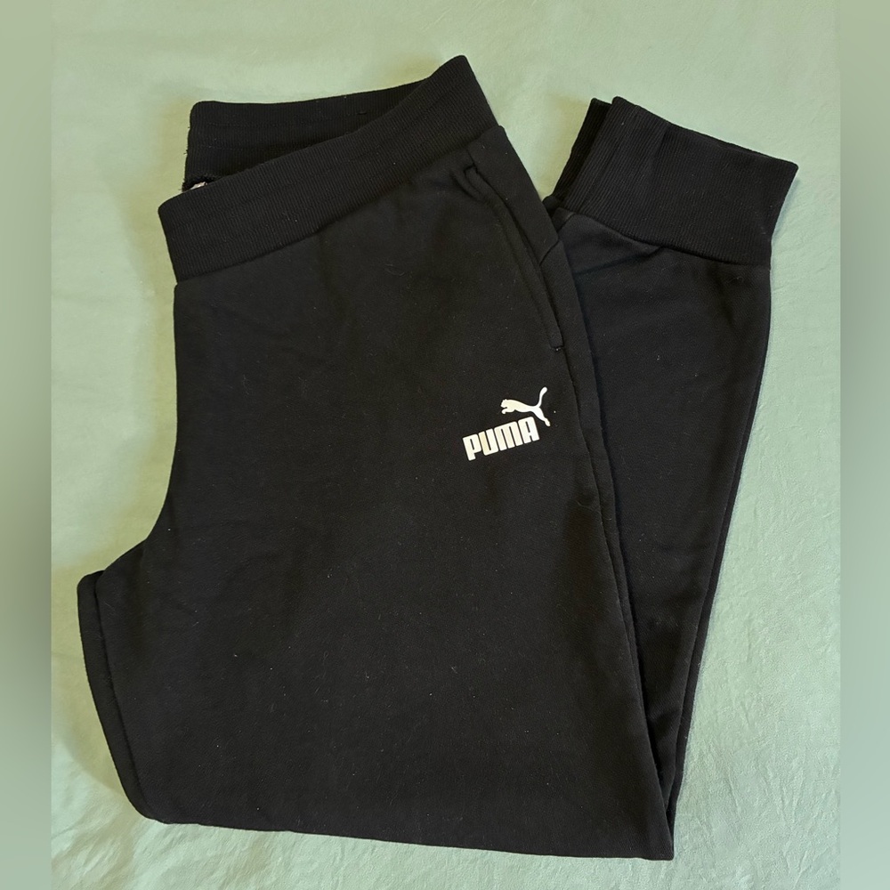PUMA Women Black Sweatpants